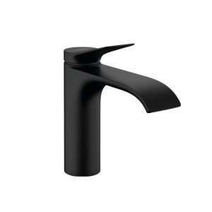 HG BASIN MIXER 110 VIVENIS POP UP WASTE SET MATTE BLACK