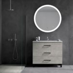 DUPLACH FUJI ICEMENT 32 INCH NON-FLOATING BATHROOM VANITY - Image 2
