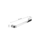 OUTLINE TOWEL HOLDER/ GRAB BAR 55CM CHROME