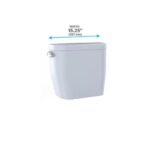 Entrada 1.28 GPF Single Flush Toilet Tank Only in Cotton - Image 2