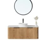 TWO DRAWER STELLA-1200s OAK BATH VANITY