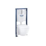 GROHE SOLIDO 5-in-1 SET FOR WC, 1.13M INSTALLATION HEIGHT WALL MOUNTED TOILET