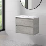 DUPLACH ETNA ICEMENT 2 DRAWER 24 INCH BATHROOM VANITY - Image 2