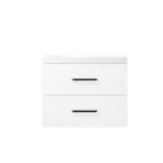 DUPLACH TEIDE SATIN WHITE 2 DRAWER 24 INCHES BATHROOM VANITY