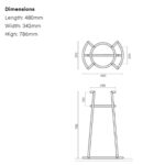 Chester White Pedestal - Image 3