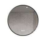 ROUND, 5MM LED MIRROR W/ ANTI FOG 25  X 25
