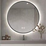 ROUND, 5MM LED MIRROR W/ ANTI FOG 25  X 25 - Image 2