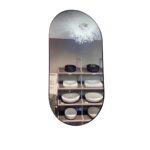 MIRROR, 5MM copper free mirror W/ LIGHT AND ANTI FOG FUNCTION