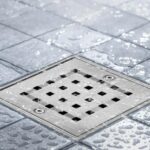 BAY SERIES SQUARE DRAIN RIA LINE 4" X4" SATIN - Image 2