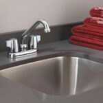 Chateau Chrome Two-Handle Low Arc Laundry Faucet - Image 2