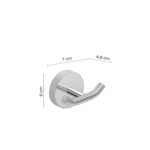 Eros Double Hook Chromed - Image 3