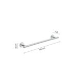 EROS TOWEL HOLDER 45 CM CHROME - Image 2