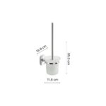 EVEREST TOILET BRUSH HOLDER CHROME - Image 2